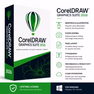 CorelDRAW Graphics Suite Lifetime License for Windows